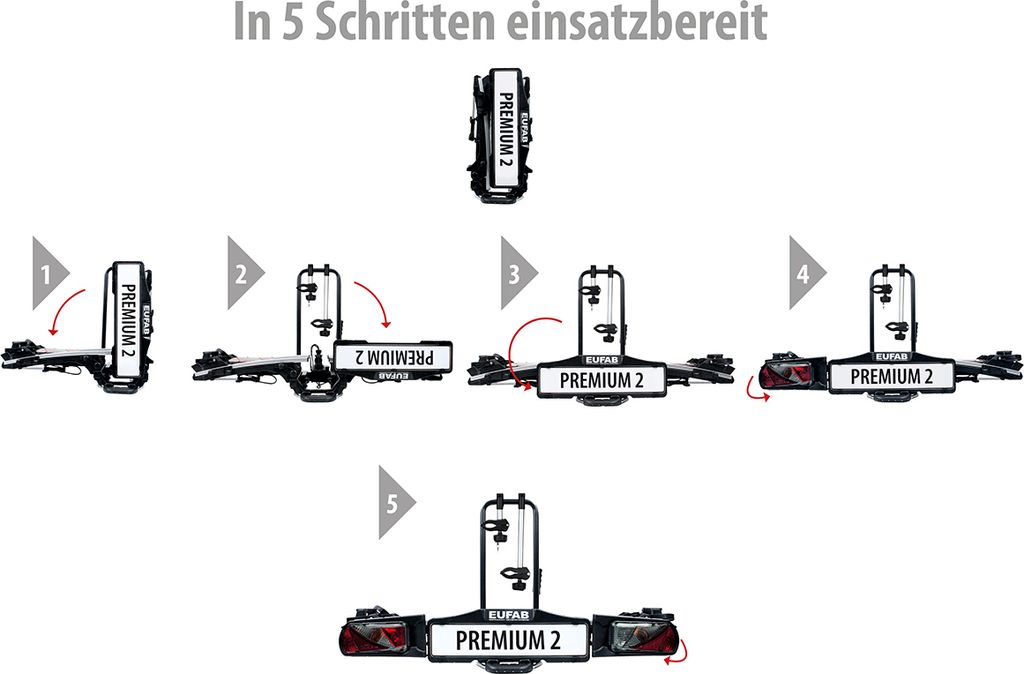 Heckträger ''PREMIUM II'' für Anhängekupplung Produktbild 6
