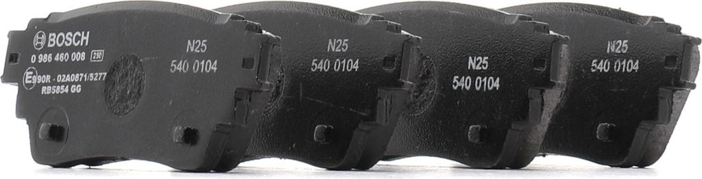 BOSCH Bremsbeläge Satz Hinten für MITSUBISHI OUTLANDER III (GGW, GFW, ZJ) 0 986 460 008