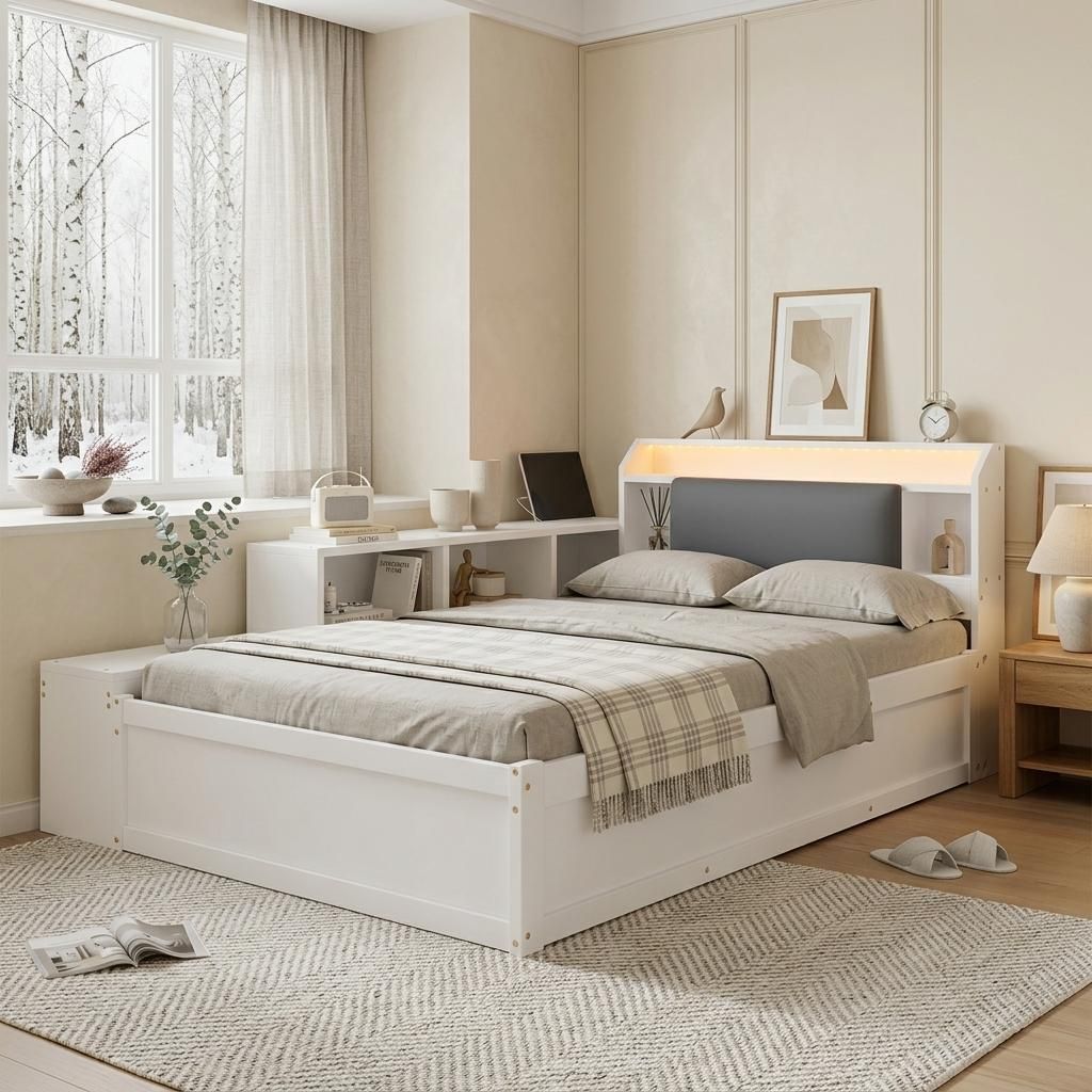 Letto a giorno MODFU 120x200 con struttura a molle e Immagine del prodotto 