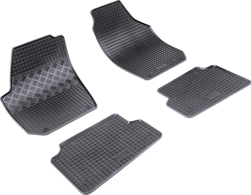 Accessori Skoda Fabia II: Set Tappeti Rigum Gomma Premium 5J