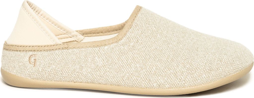 Gottstein Linen Slip-On Hausschuh Gefühl wie Barfuß laufen, Aus recyceltem Leinenstoff, Komplett vegan