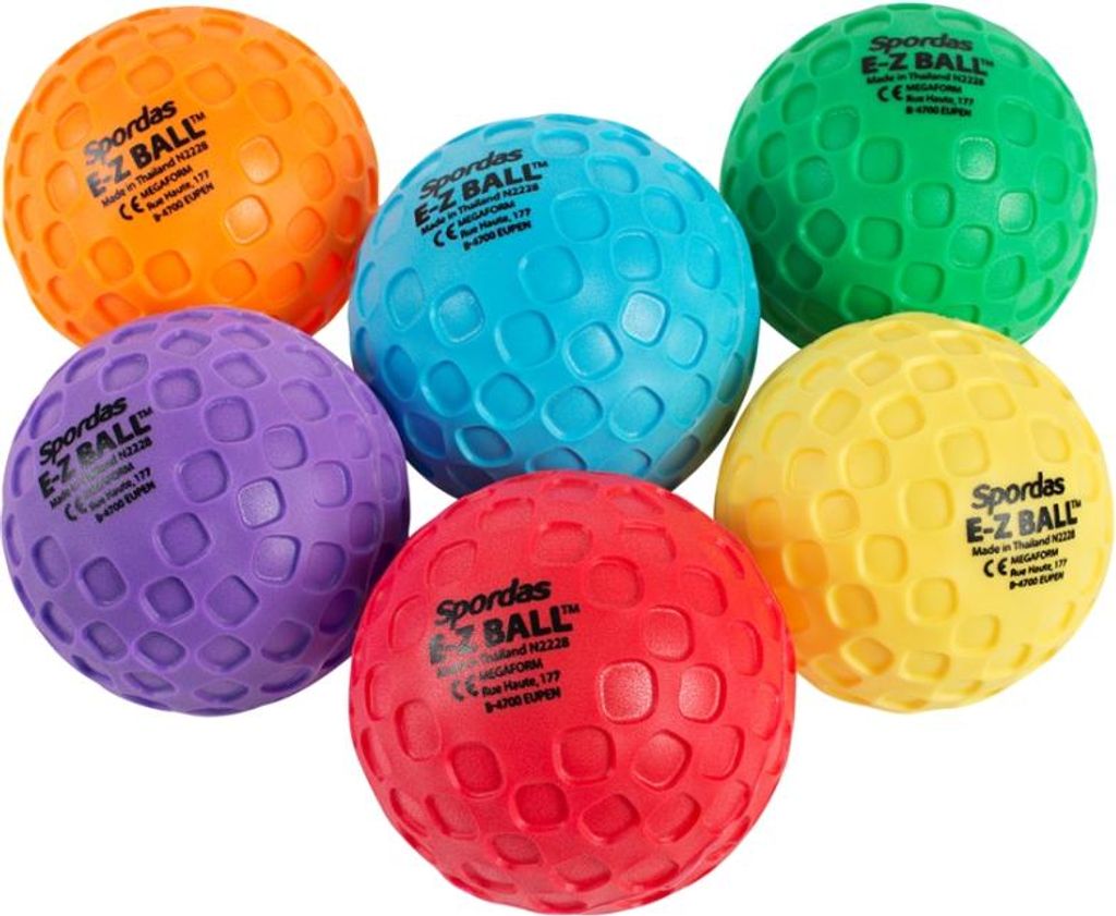 Spordas Ballset - Set di palline E-Z con 6 colori per Immagine del prodotto 