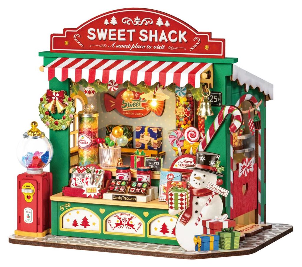Robotime, Christmas Candy Stand, DS043, 17,0x11,4x16,0 cm