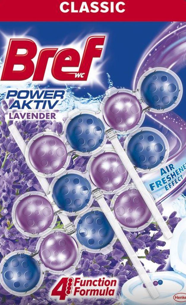 Bref Kuličky Wc 3X50 G Power Aktiv Lavender Obrázek produktu 