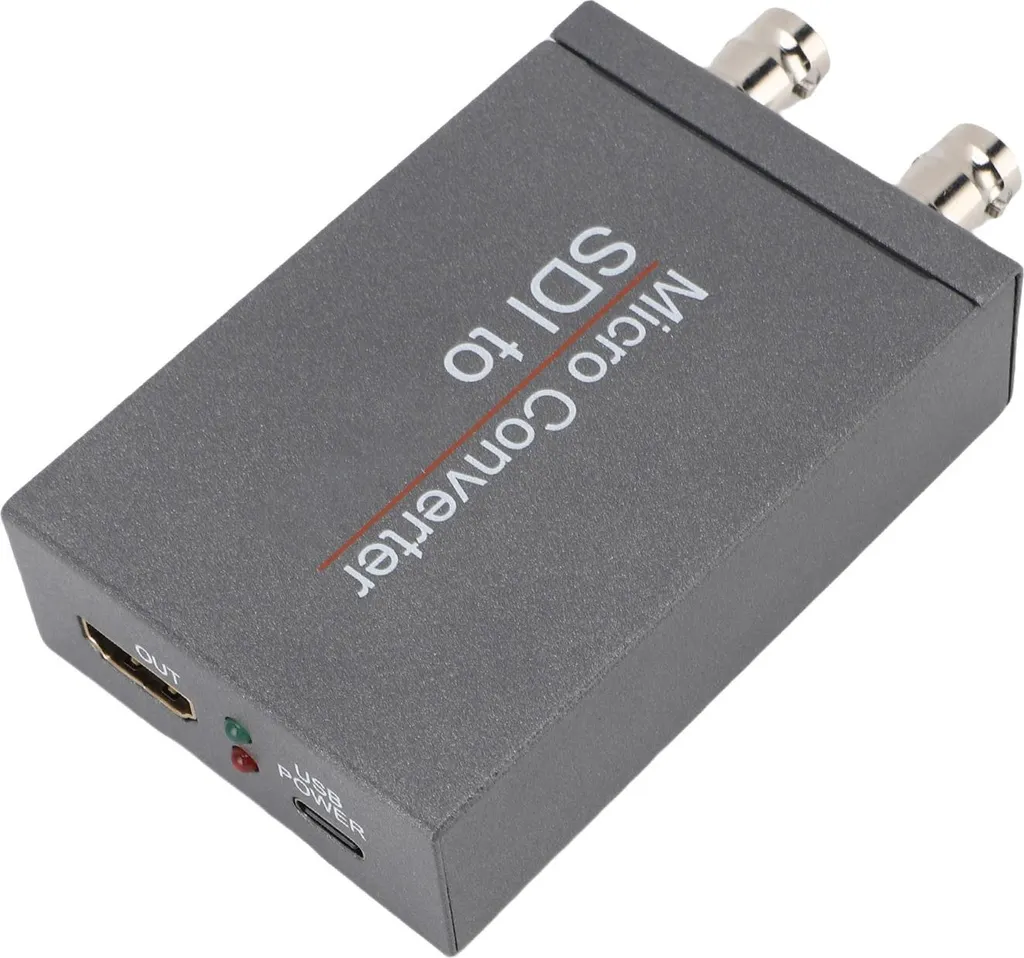 Boîtier SDI vers HDMI pour Projecteur et Caméra avec Sortie Loop-out BNC
