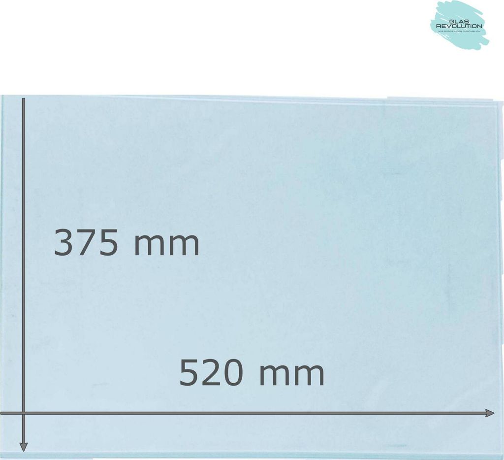 Glasplatte | Glasregal | Glasscheibe - satiniertes Glas - 4 mm Stärke - (144,35 EUR / qm - Mindestbfl. 0,25 qm - Kantenb 5,35 EUR / lfm.) - Viele ...