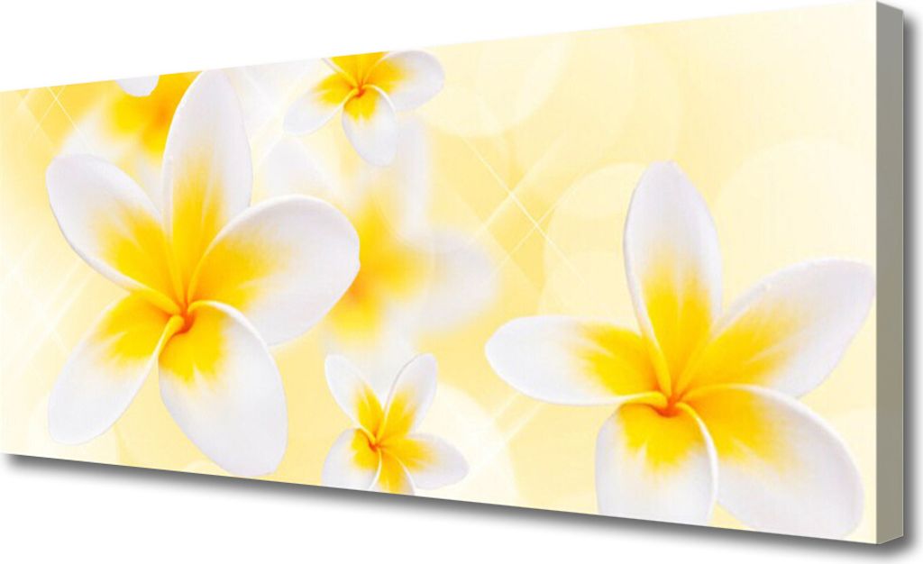 Tulup Leinwand-Bilder 125x50 Wandbild Canvas Kunstdruck Blumen Pflanzen