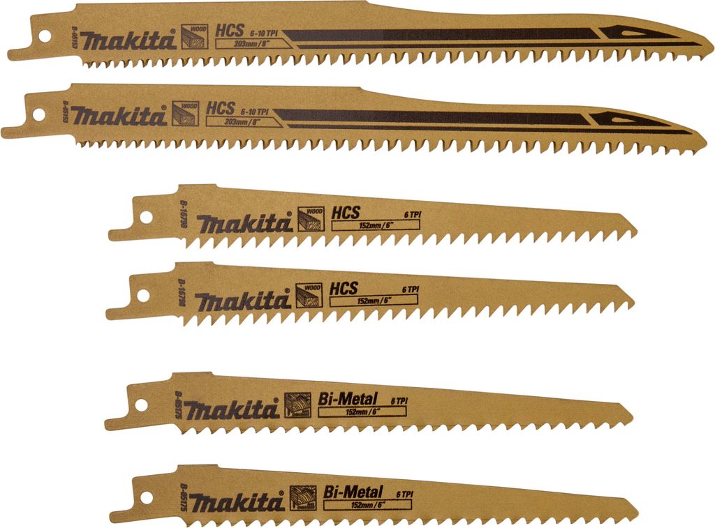 Makita Reciprosägeblatt B-44432 Sortiment A Produktbild 
