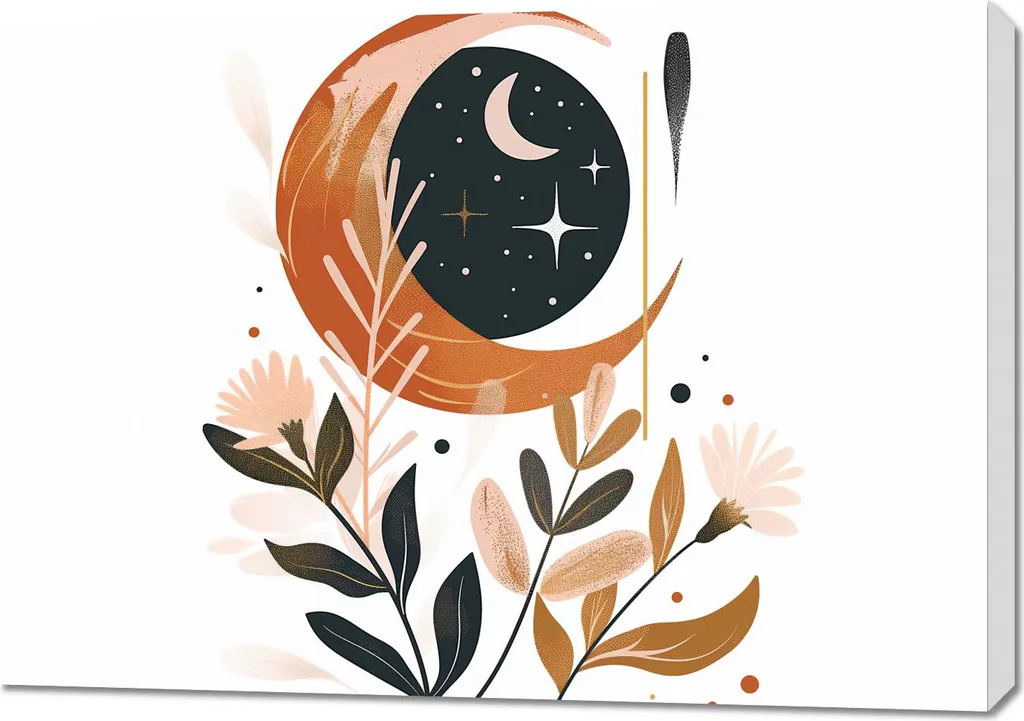 Vendita Quadro Forza e Luna 100x70cm | Tela Pronta da Appendere