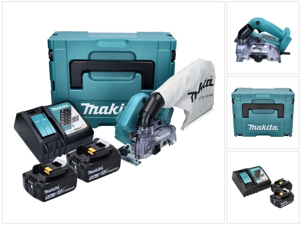 Makita DCC 500 RTJ Akku Diamantschneider 18 V 125 mm Produktbild 