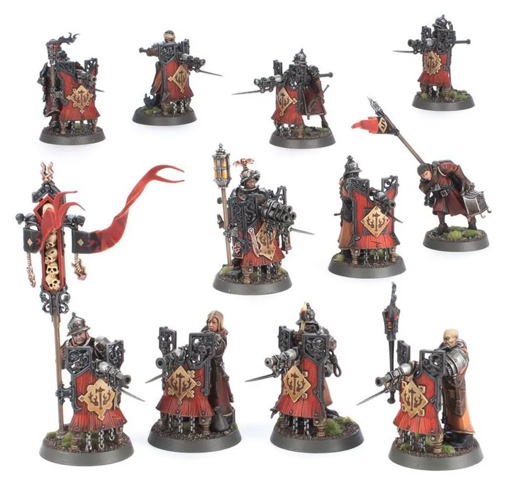 Fusiliers de la Guilde Libre avec Pavois de Siège - Villes de Sigmar