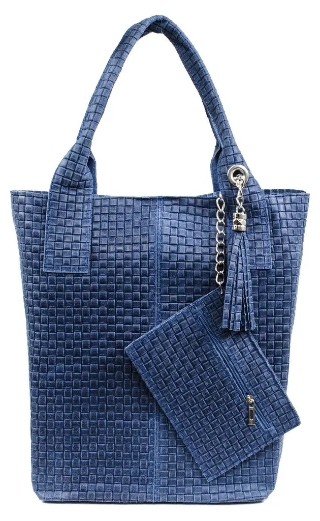 CARLA BELOTTI - Sac à main CLAUDIA 36 cm en cuir italien véritable