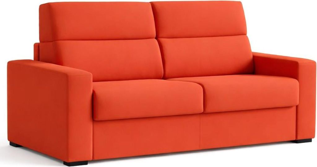 Ecate - Schlafsofa 2-Sitzer, 200x95 cm Orange, Abnehmbar Italy