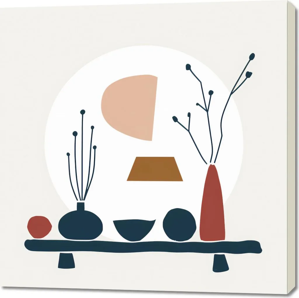 Tableau Naturański 100x100 cm : Habillez vos Grands Murs avec Élégance