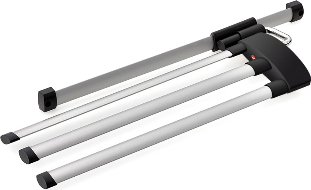 Porte-serviettes Hailo Secco AluLine, 3 bras, 184 mm Image du produit 