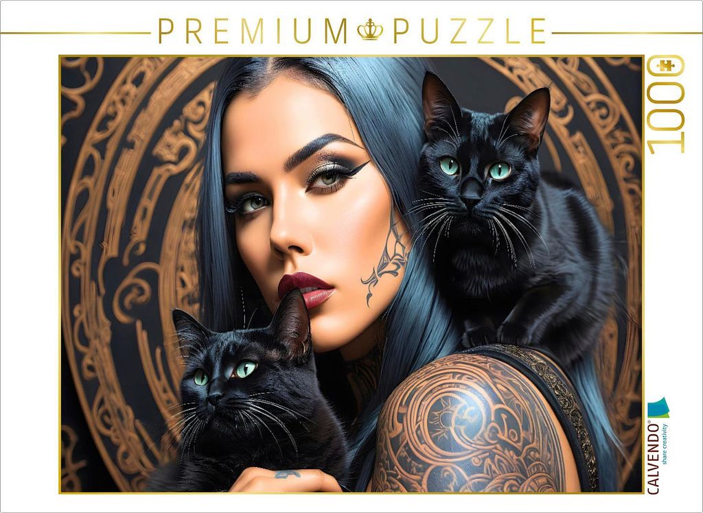 CALVENDO Puzzle Die Anmutige | 1000 Teile Lege-Größe 64x48cm Foto-Puzzle für glückliche Stunden