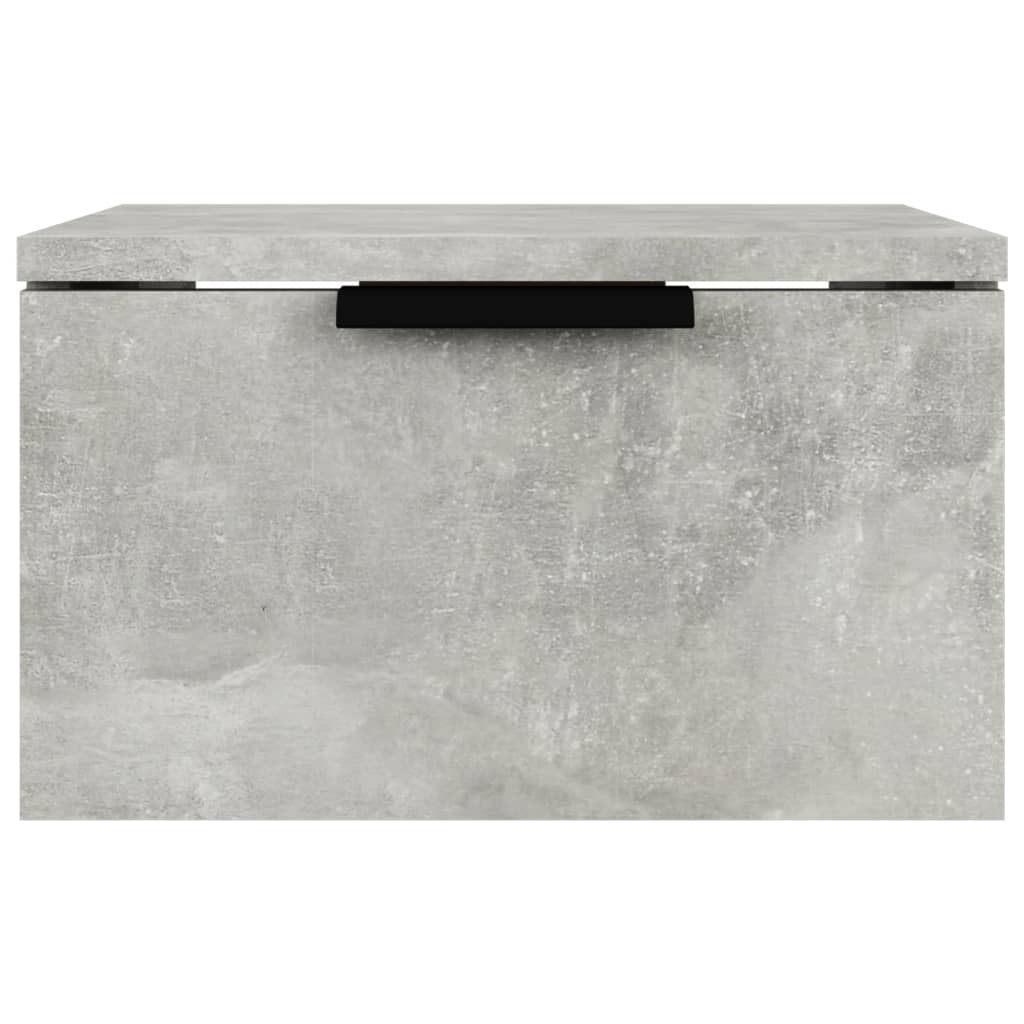 "im Sonderangebot"Nachttisch Elegantes Design - Beistelltisch - Wand-Nachttisch Betongrau 34x30x20 cm DEMöbel 3962257