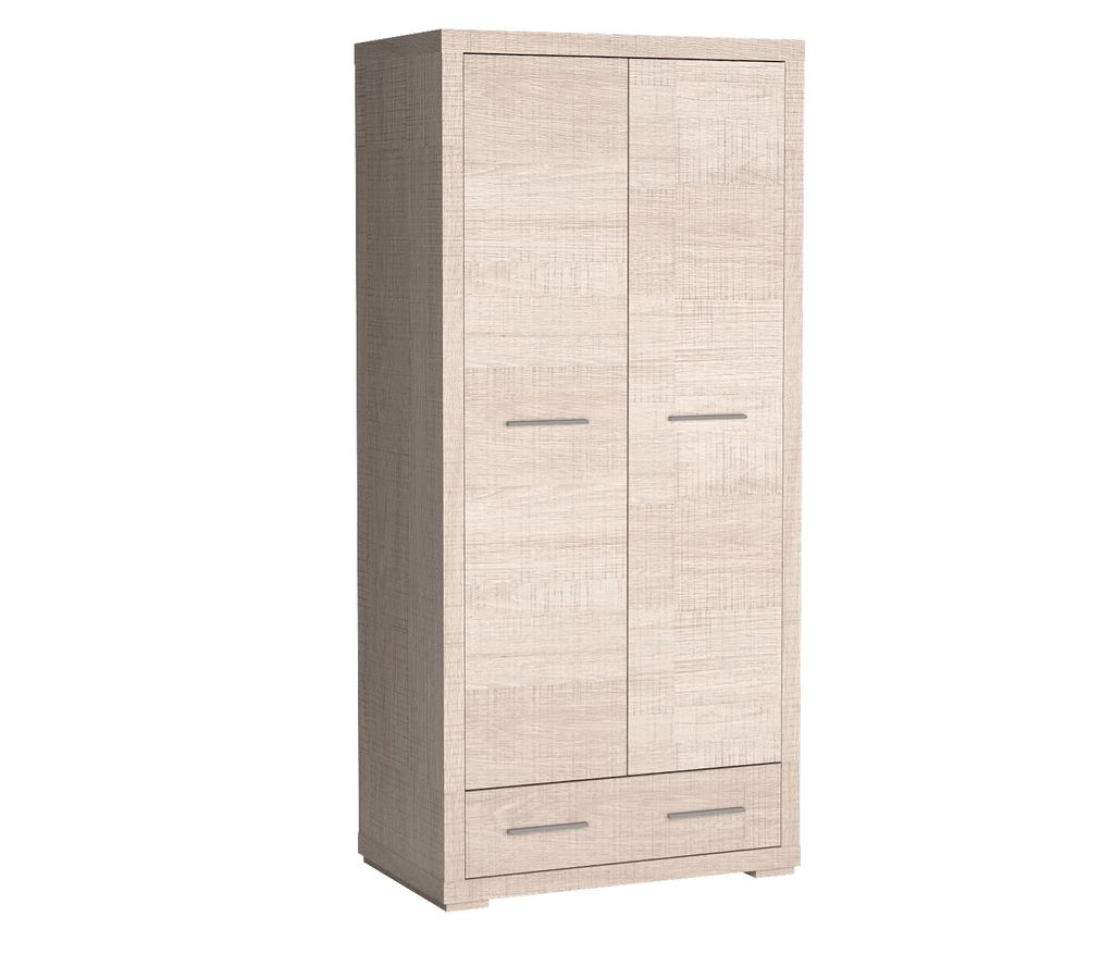 Geräumiger TRIXA Kleiderschrank – Breite 54 cm, Santana-Eiche