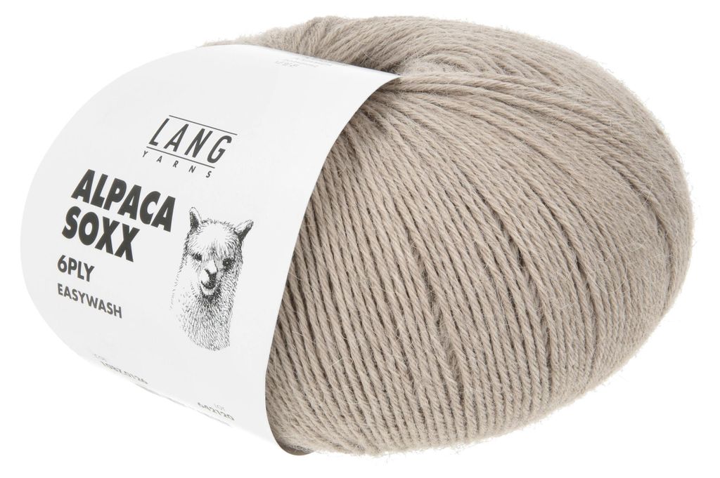 Lang Yarns - Alpaca Soxx 6-fach/6-PLY 0126 beige melange