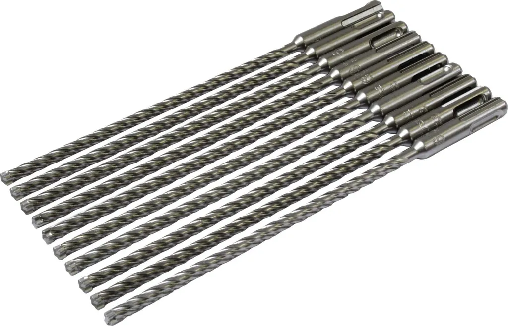 Makita Nemesis II Foret SDS-PLUS 8 x 215 mm - Pack de 10 Forets Béton