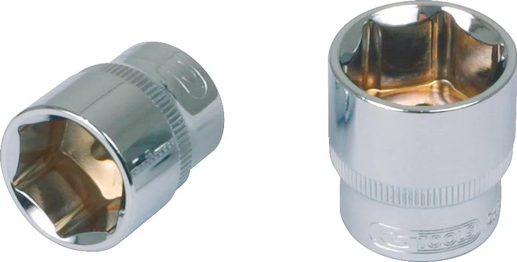 KS TOOLS 918.1314 Bussola 1/2" Esagonale 1.1/8" Chrome Plus Professionale