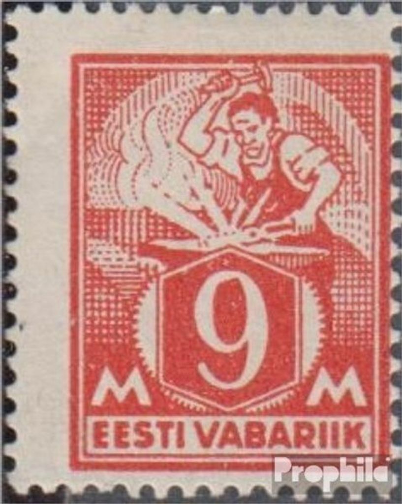 Briefmarken Estland 1922 Mi 38A gestempelt Freimarken: Handwerker