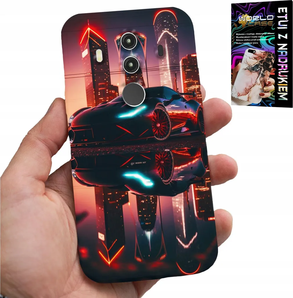 Cover Huawei Mate 10 Pro Design Automotive - Kit Protezione con Film