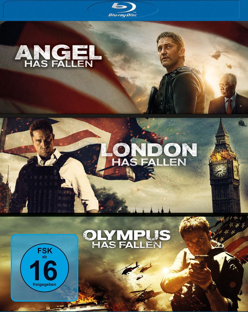 Olympus Has Fallen & London Has Fallen & Angel Has Fallen Produktbild 