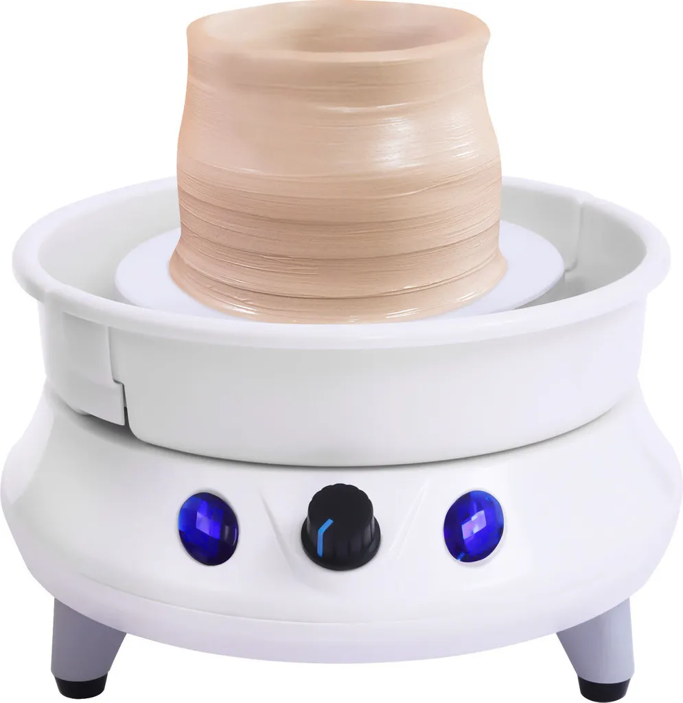 Tour de poterie compact pour petits espaces, solution céramique sans bruit