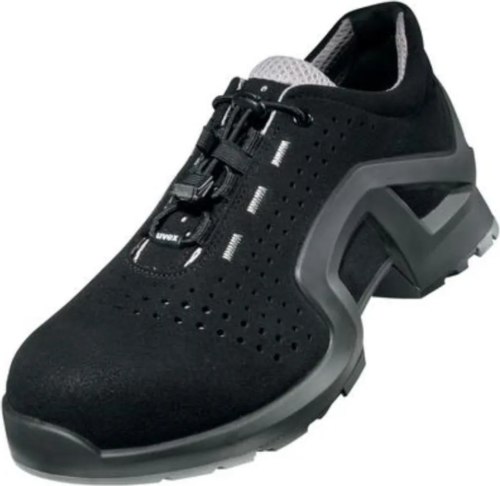 Chaussures de sécurité uvex 1 support basses S1 Noir et Gris Pointure 43