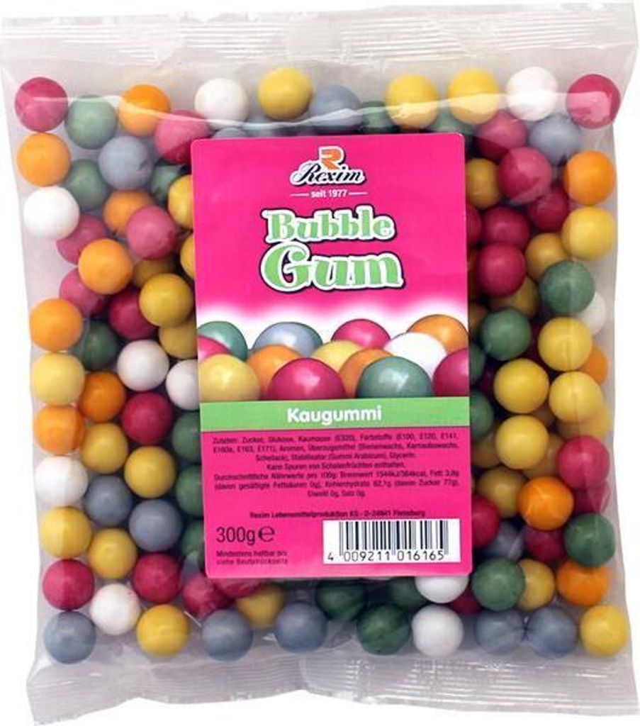 Rexim Bubblegum 300 g de boules de chewing-gum Image du produit 