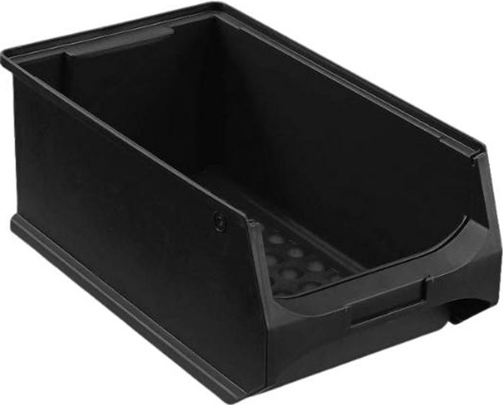 Leitfähige Sichtlagerbox 4.0 | HxBxT 15x20x35cm | 7,2 Liter | ESD, Sichtlagerbehälter, Sichtlagerkasten, Sichtlagerkastensortiment, Sortierbehälter