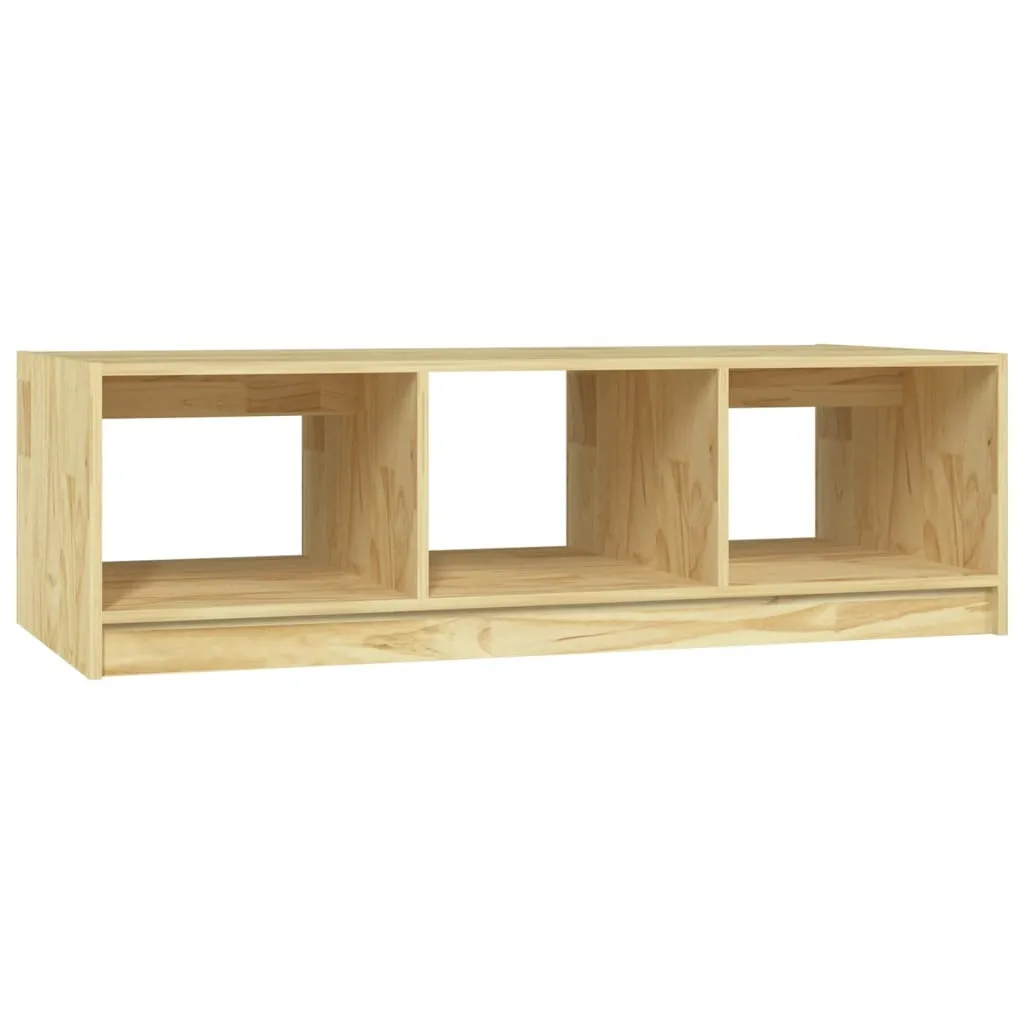 Tavolino di Design 110x50x34 cm Pino Massiccio | Eleganza Moderna