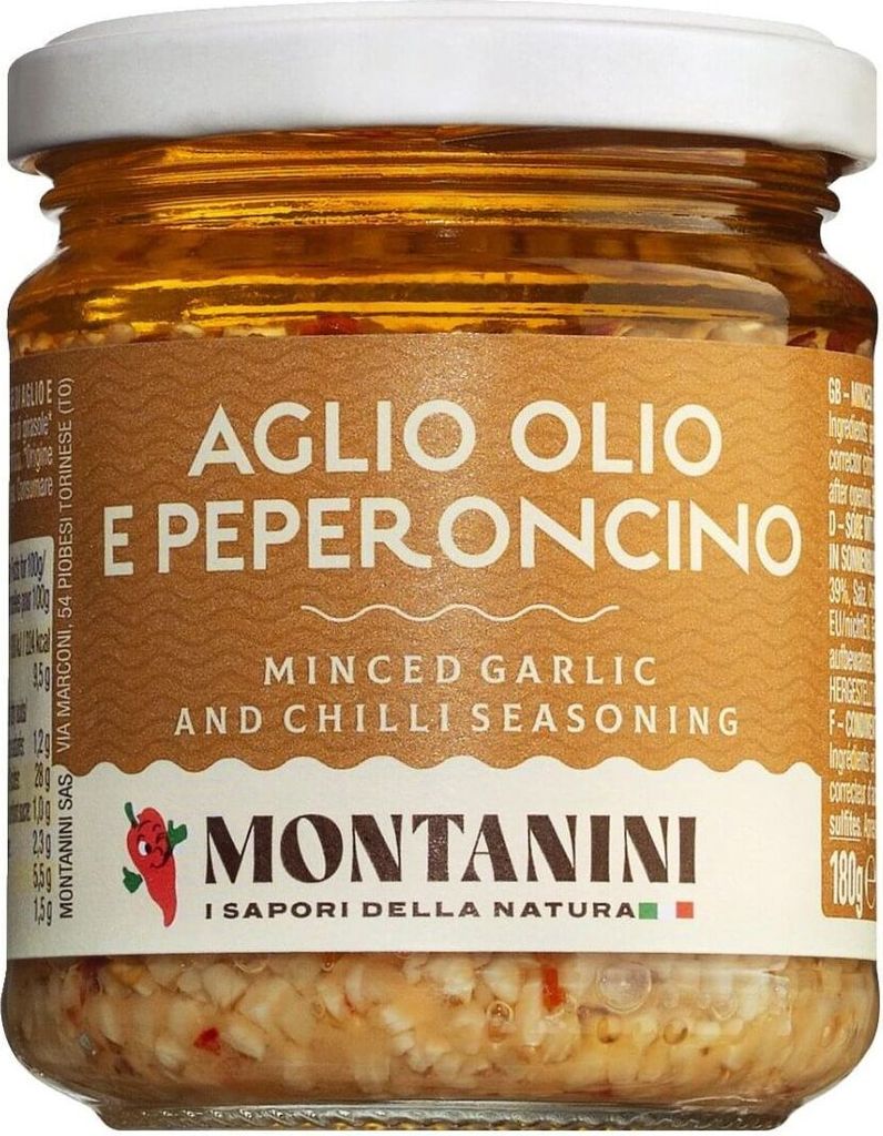 Montanini Aglio olio e peperoncino - Gehackter Knoblauch Produktbild 