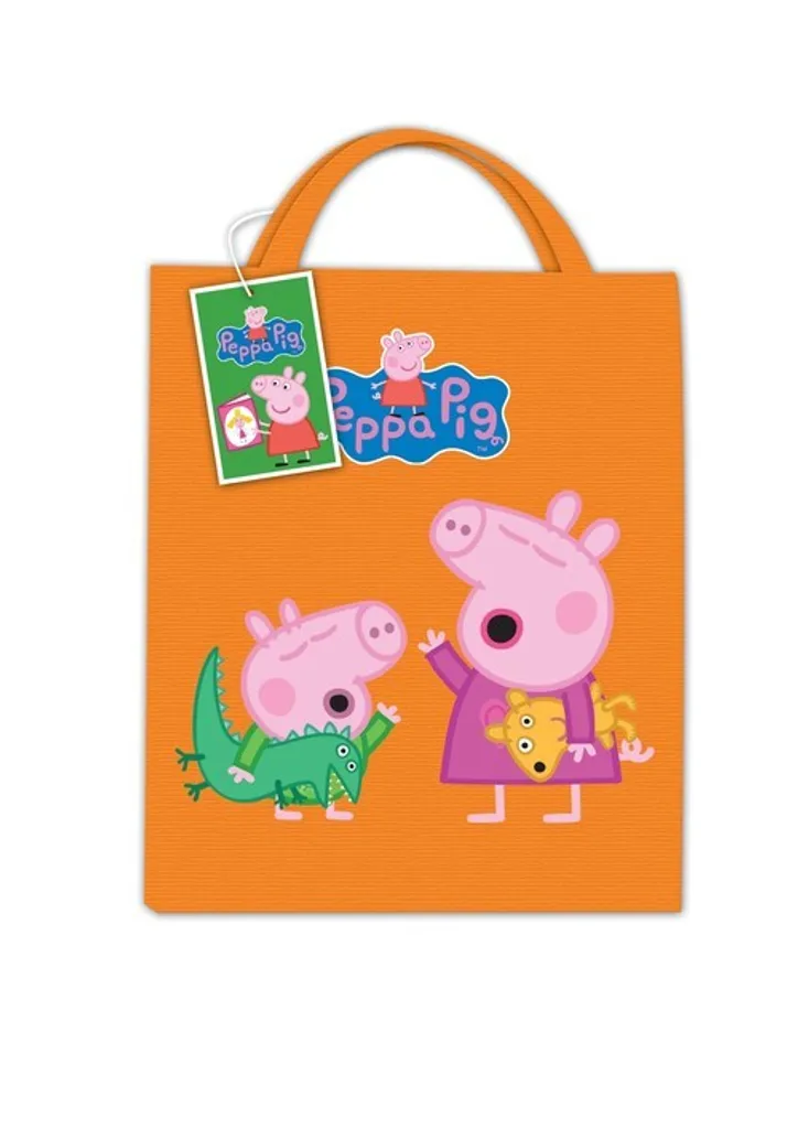 Sac Peppa Pig Orange - Sacoche bandoulière ajustable pour enfant voyageur