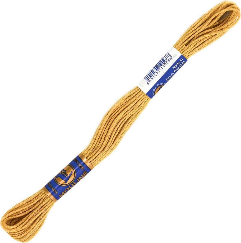 1 Docke Stickgarn 2g / Sticktwist 100 % Baumwolle Stickerei Farbwahl Auswahl 1, Farbe :1742 Ocker