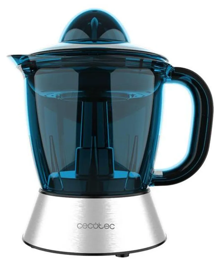 Cecotec 03351 spremiagrumi Estrattore di succo 40 W Nero, Blu, Acciaio inox