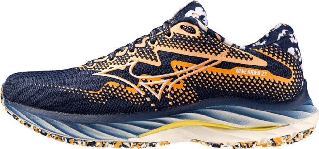 Mizuno WAVE RIDER 27 ROXY NavalAcademyWhitePeachfuzz 38.5