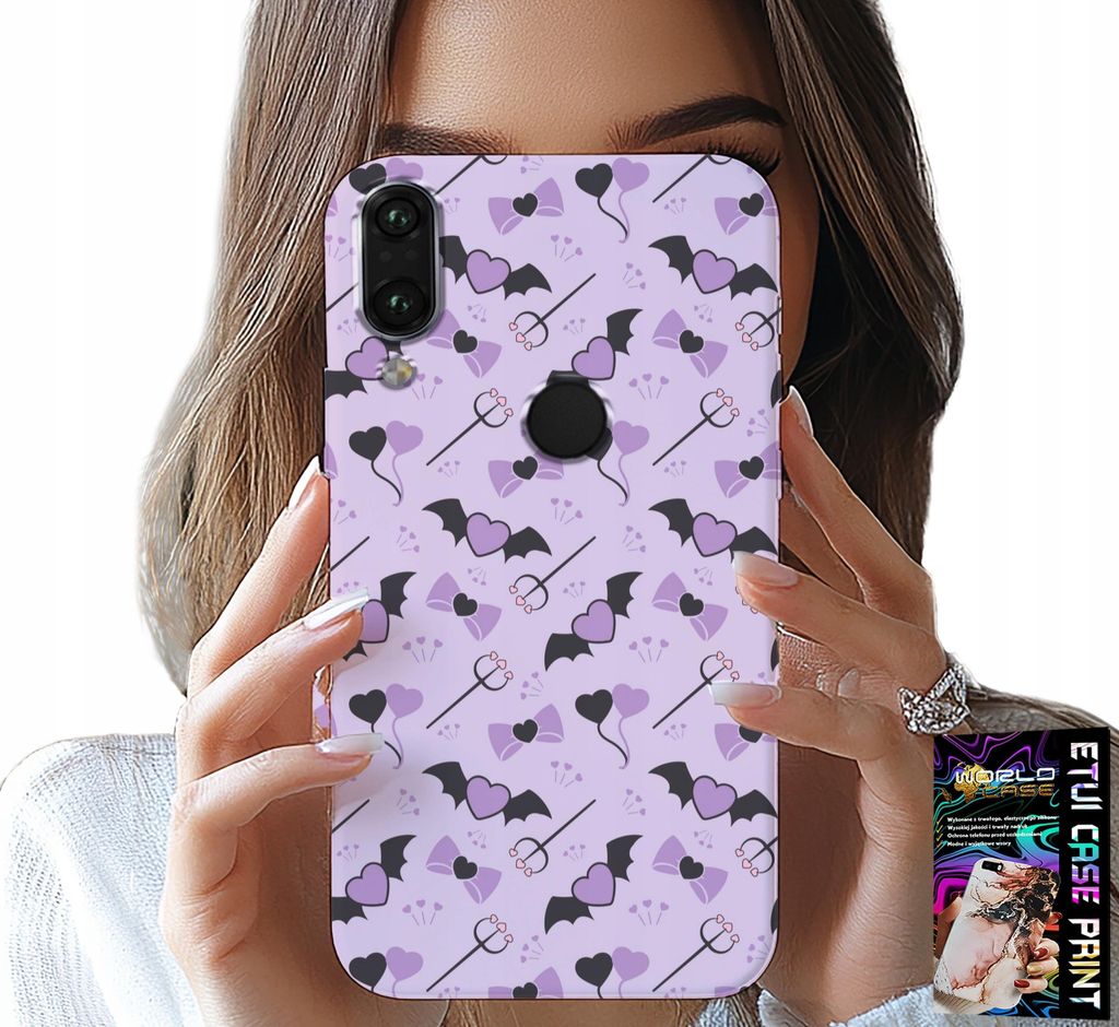 Fall Für Xiaomi Note 7 - Modische Designs Gabel Herzen Bogen Bögen