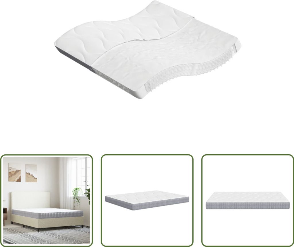 The Living Store Matratze Taschenfederkern Mittel 160x200 Produktbild 
