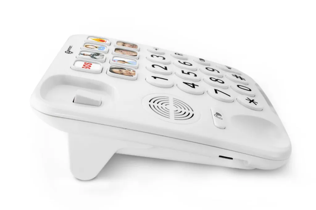 Téléphone filaire à grosses touches Geemarc PhotoPhone 110 pour Seniors
