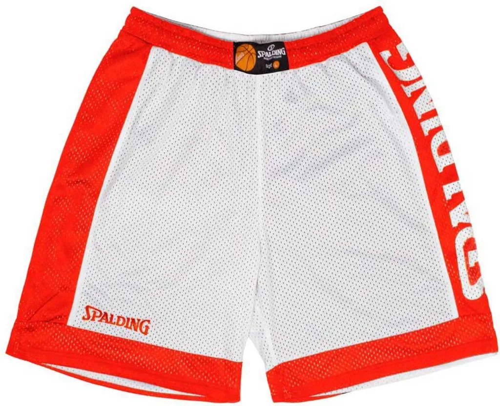 Short Réversible Spalding Rouge et Blanc : Fini les Problèmes de Maillot