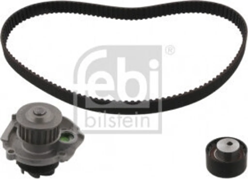 Kit courroie dentée renforcée FEBI 32745 et pompe à eau pour Fiat 124