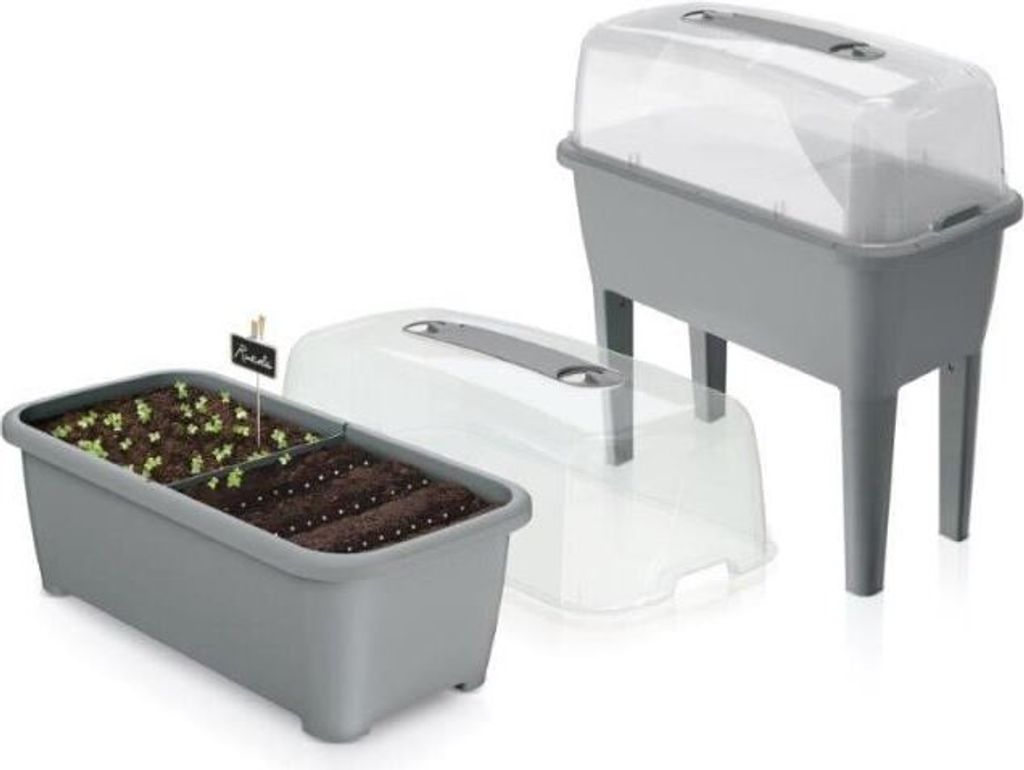 Gewächshaus RESPANA PLANTER SET - anthrazit Produktbild 2