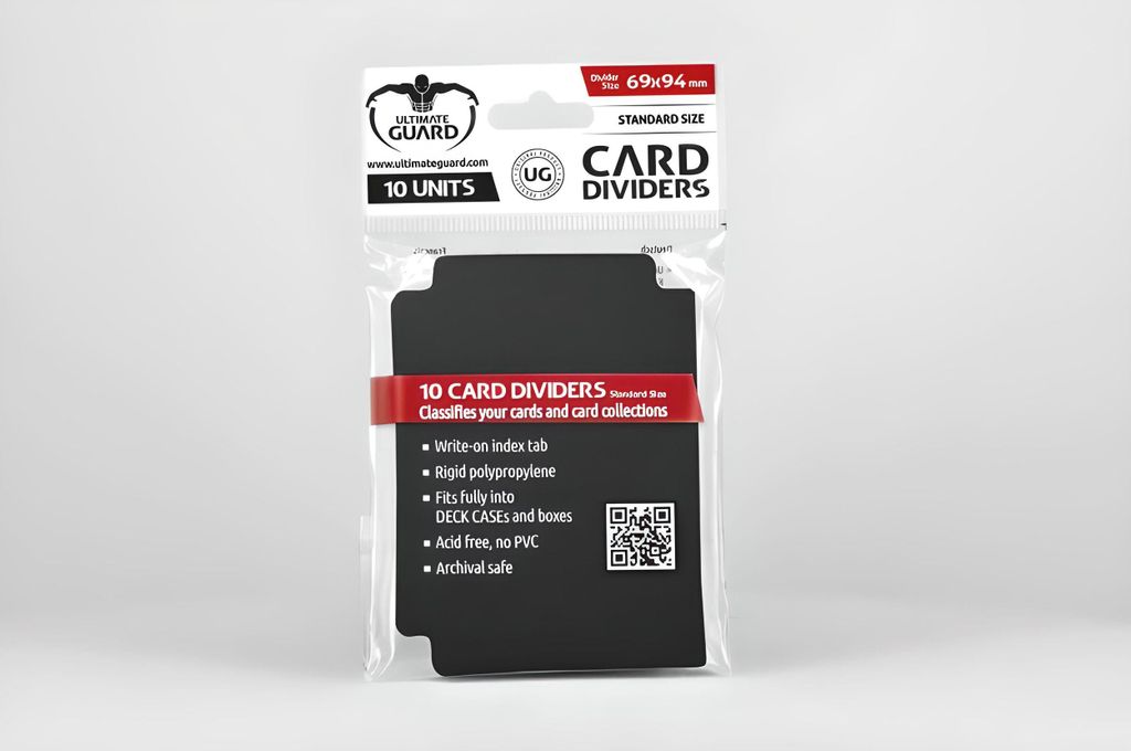 Ultimate Guard Card Divider Standard Size Black (10) Zdjęcie produktu 