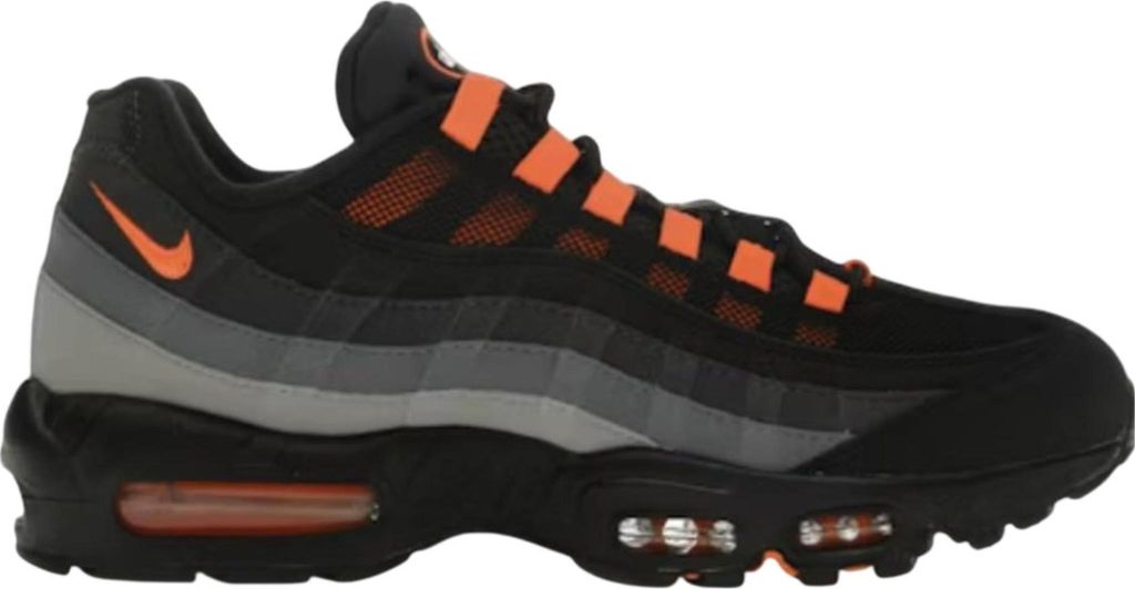 Nike Air Max 95 "Hyper Crimson Black Anthracite" Orange/Schwarz, Größe: 45