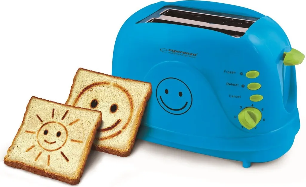 Esperanza EKT003B Toaster 750 W Blau