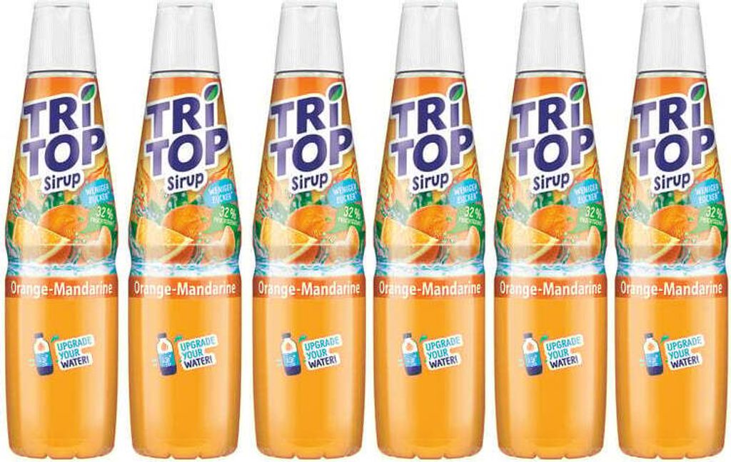 TRi TOP Sirup orange-Mandarine 6er-Set 600ml Produktbild 