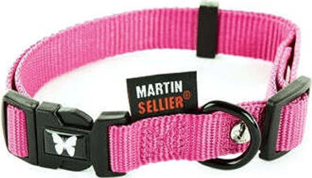 Collare per Cane Martin Rosa Regolabile | Accessorio Fashion e Sicuro