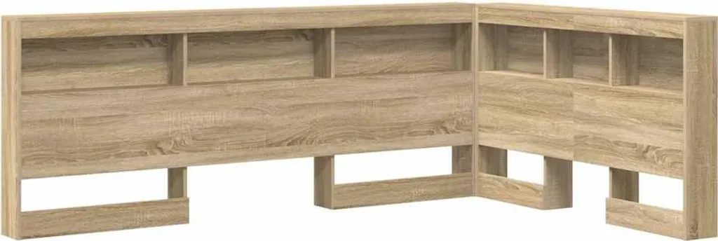 Tête de lit de rangement 120 cm chêne Sonoma pour organiser votre chambre
